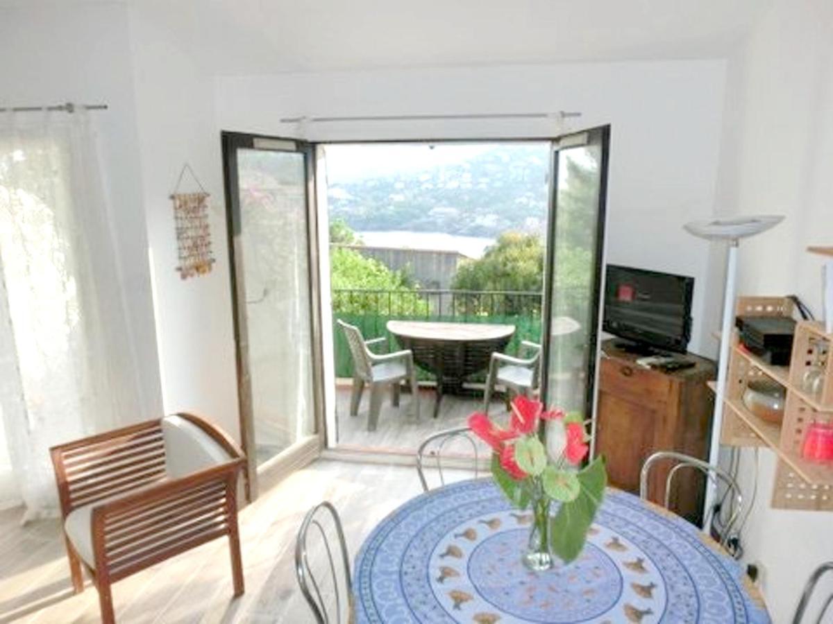 Apartmán Studio A Theoule Sur Mer A 400 M De La Plage Avec Vue Sur La Mer Terrasse Amenagee Et Wifi Exteriér fotografie